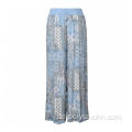 Boho Floral Baggy lange Hosen Hose